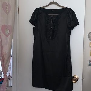 Little black satin dress xl